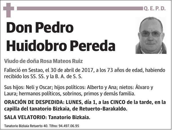 Pedro Huidobro Pereda