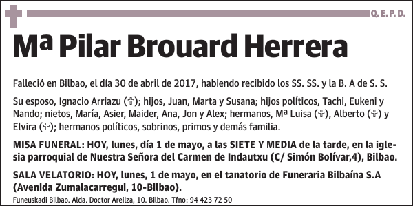 Mª Pilar Brouard Herrera