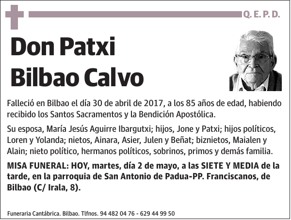 Patxi Bilbao Calvo