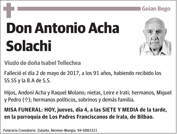 Antonio Acha Solachi