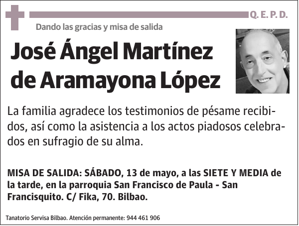 José Ángel Martínez de Aramayona López