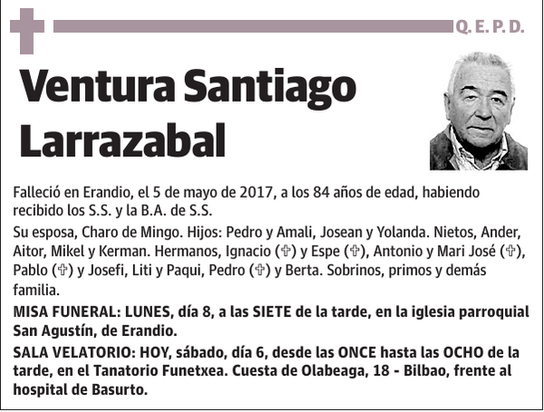 Ventura Santiago Larrazabal