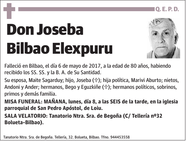 Joseba Bilbao Elexpuru