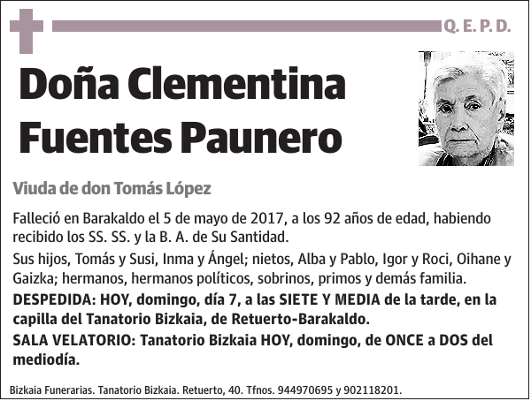 Clementina Fuentes Paunero