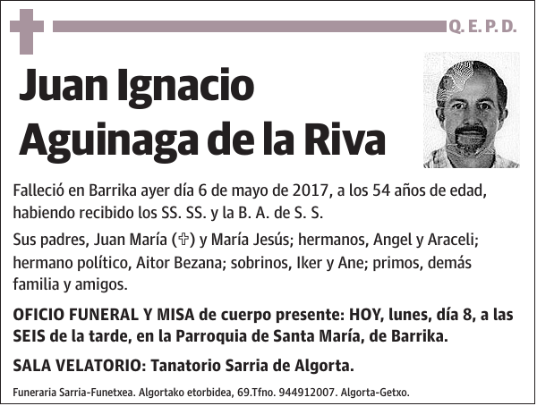 Juan Ignacio Aguinaga de la Riva