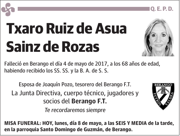 Txaro Ruiz de Asua Sainz de Rozas