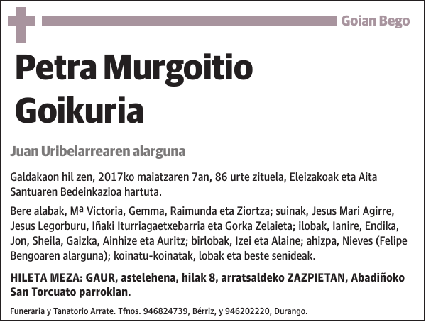 Petra Murgoitio Goikuria