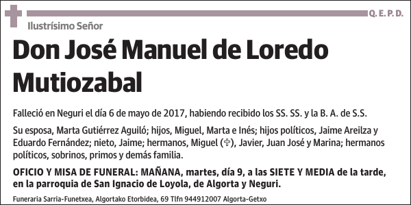 José Manuel de Loredo Mutiozabal