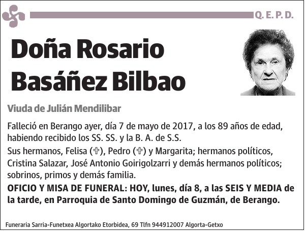 Rosario Basáñez Bilbao