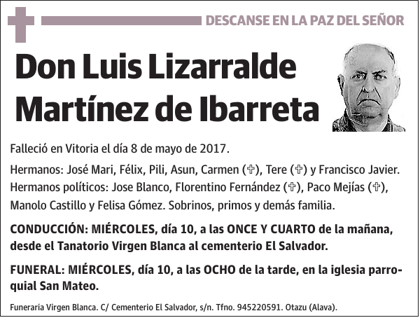 Luis Lizarralde Martínez de Ibarreta