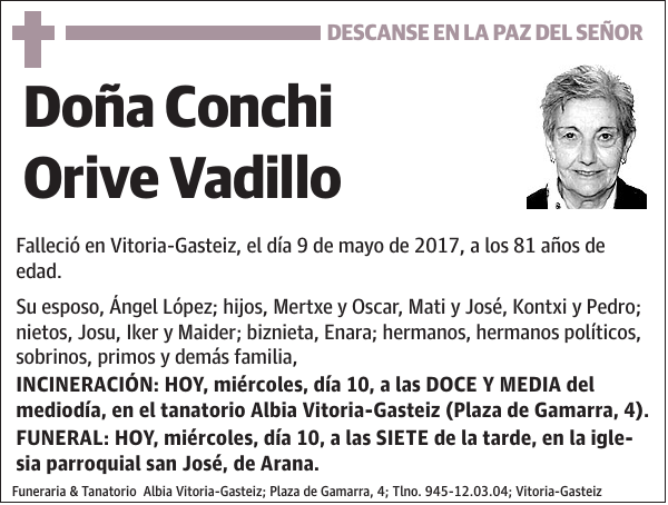 Conchi Orive Vadillo