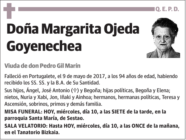 Margarita Ojeda Goyenechea