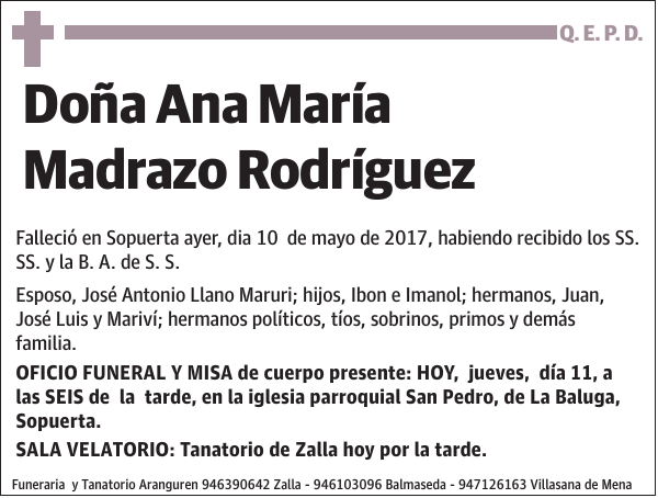 Ana María Madrazo Rodríguez