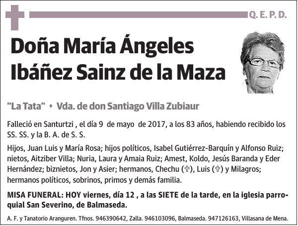 María Ángeles Ibáñez Sainz de la Maza