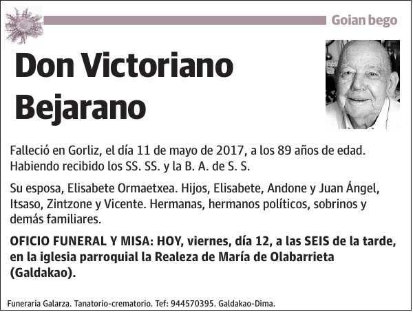 Victoriano Bejarano