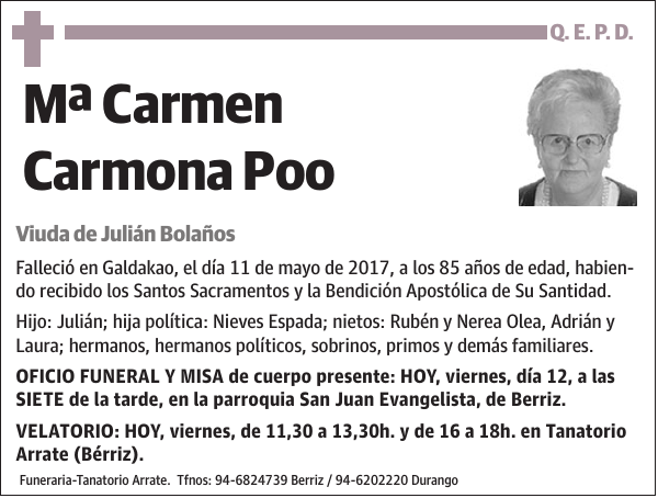 Mª Carmen Carmona Poo