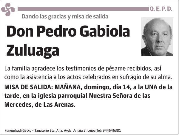 Pedro Gabiola Zuluaga