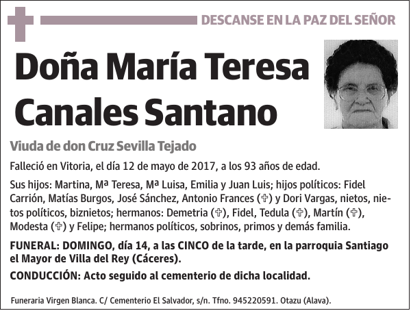 María Teresa Canales Santano