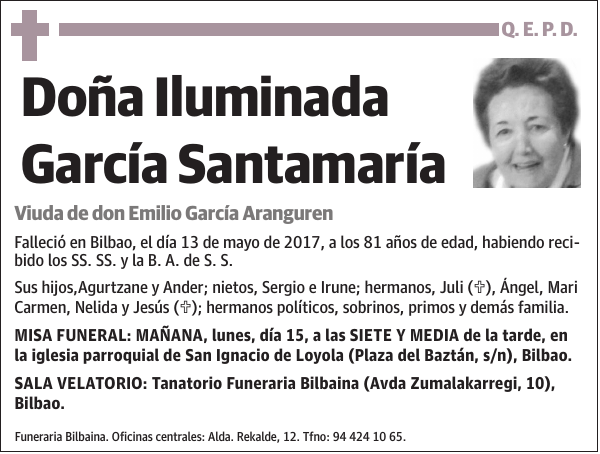 Iluminada García Santamaría