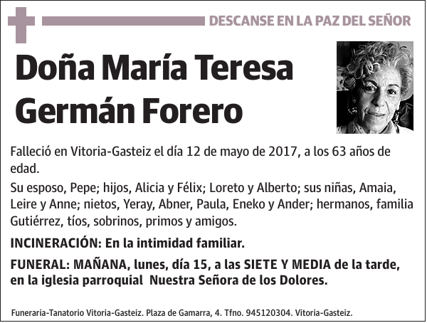 María Teresa Germán Forero