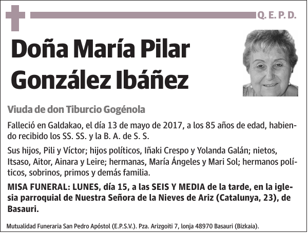 María Pilar González Ibáñez