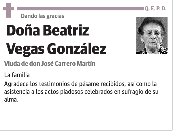 Beatriz Vegas González