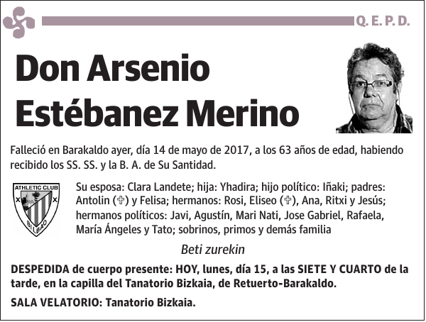 Arsenio Estébanez Merino