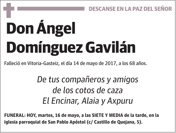 Ángel Domínguez Gavilán