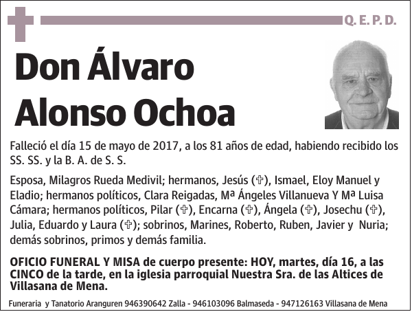 Álvaro Alonso Ochoa