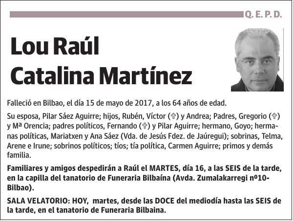 Lou Raúl Catalina Martínez