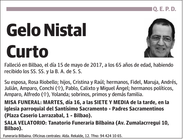 Gelo Nistal Curto