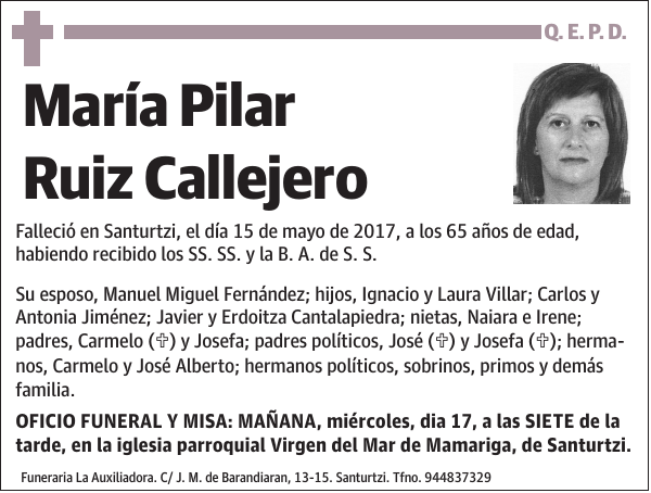 María Pilar Ruiz Callejero