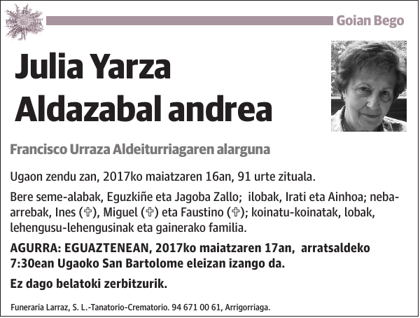 Julia Yarza Aldazabal