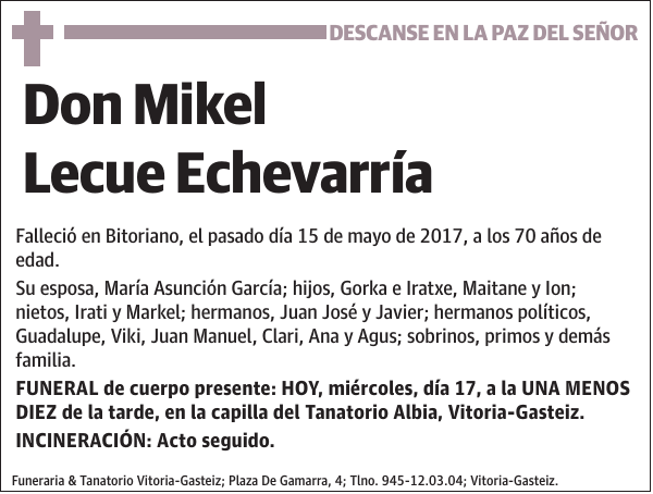 Mikel Lecue Echevarría