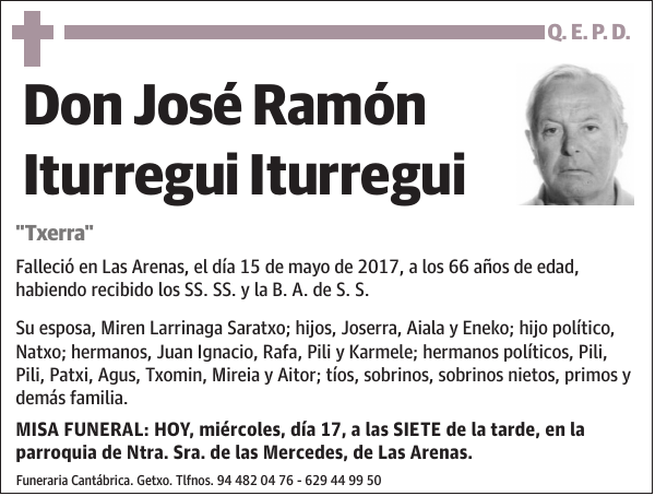 José Ramón Iturregui Iturregui