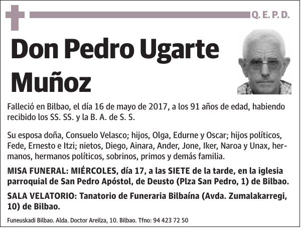 Pedro Ugarte Muñoz