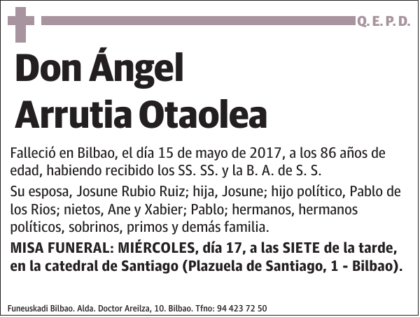 Ángel Arrutia Otaolea