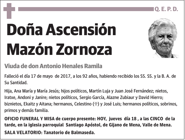 Ascensión Mazón Zornoza