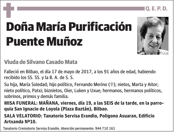 María Purificación Puente Muñoz