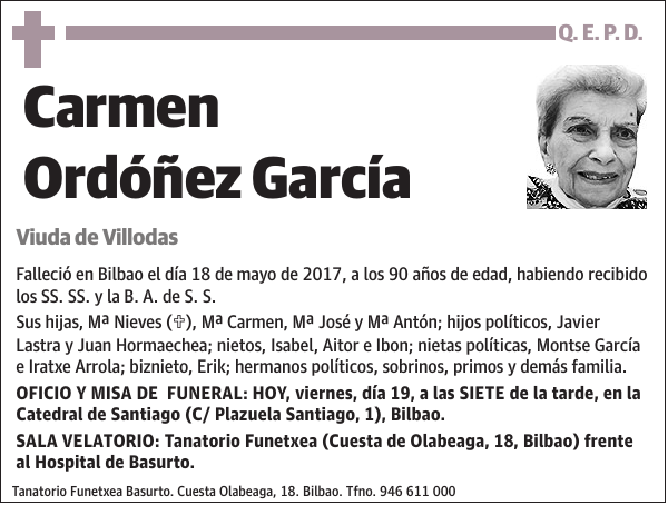 Carmen Ordóñez García