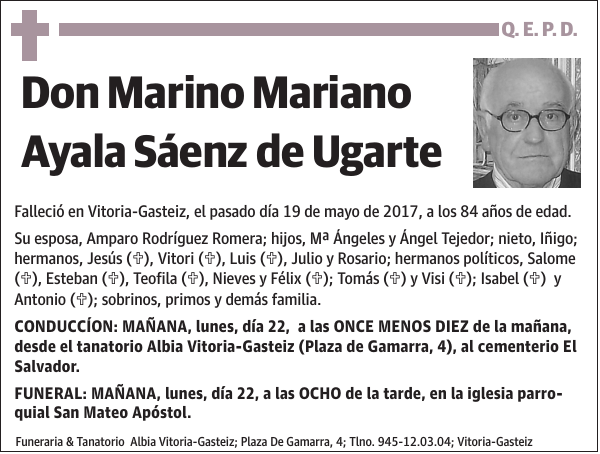 Marino Mariano Ayala Sáenz de Ugarte