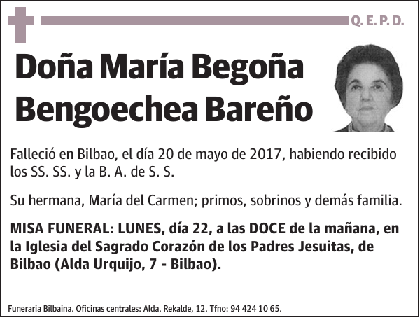 María Begoña Bengoechea Bareño