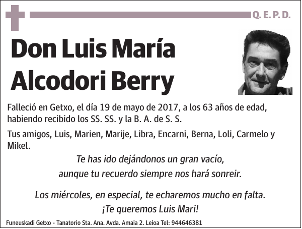 Luis María Alcodori Berry