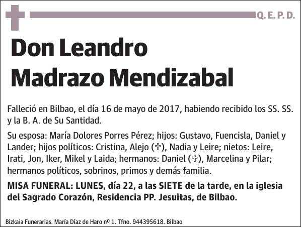 Leandro Madrazo Mendizabal