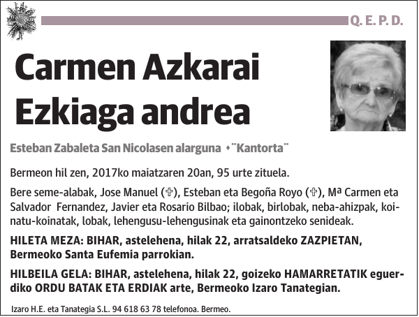 Carmen Azkarai Ezkiaga