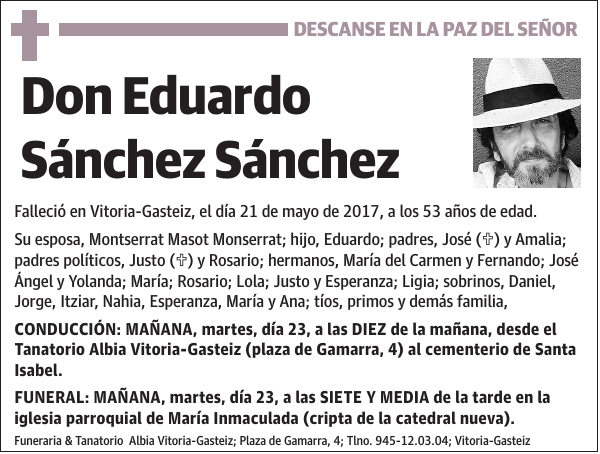 Eduardo Sánchez Sánchez