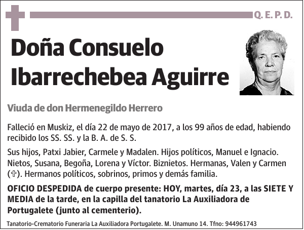 Consuelo Ibarrechebea Aguirre