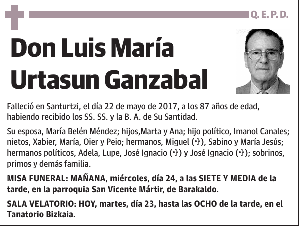 Luis María Urtasun Ganzabal