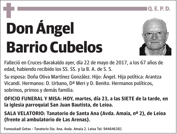 Ángel Barrio Cubelos