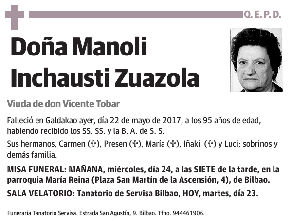 Manoli Inchausti Zuazola